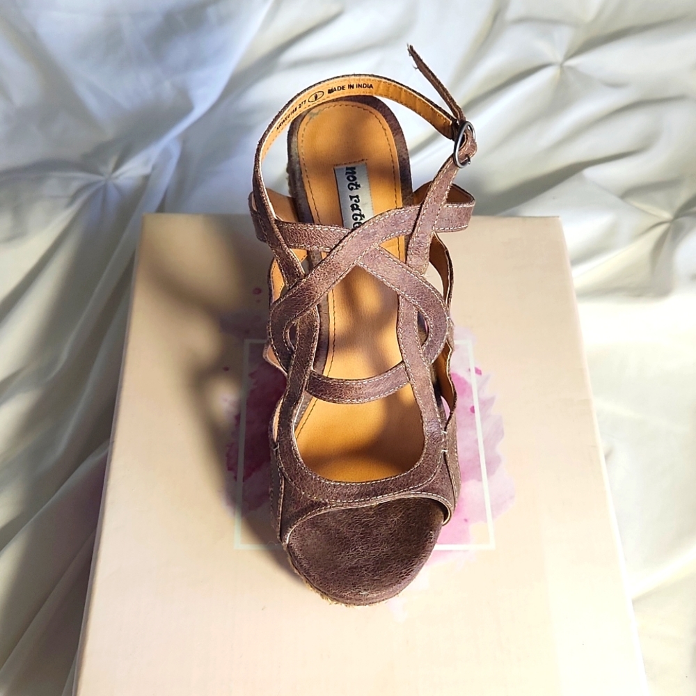 Not Rated Brown Wedges